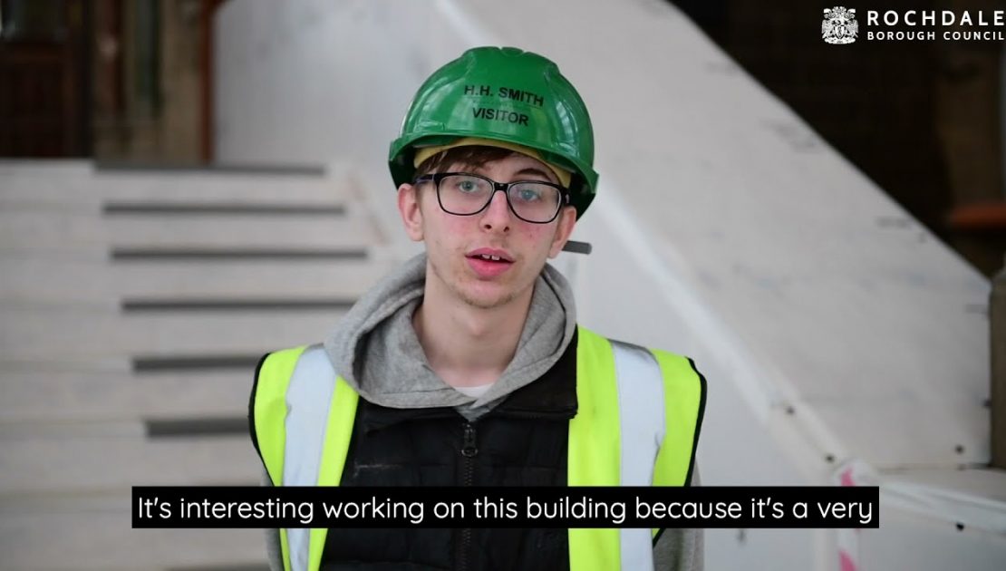 Meet our apprentices working on Rochdale Town Hall
