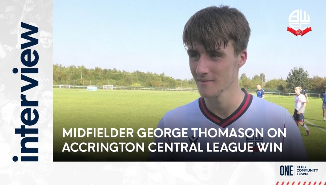 GEORGE THOMASON | Midfielder on Accrington Stanley Central League victory