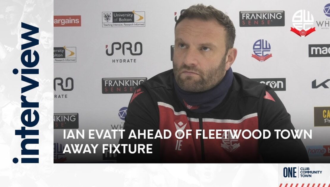 IAN EVATT | Manager ahead of Fleetwood Town away fixture