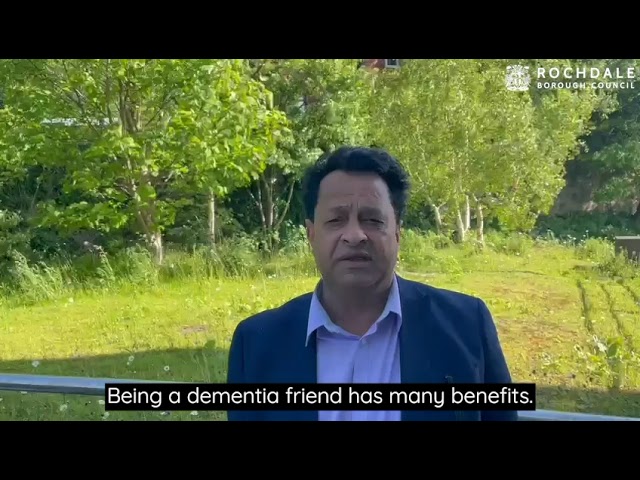 Our cabinet member for adult care promotes Dementia Friends