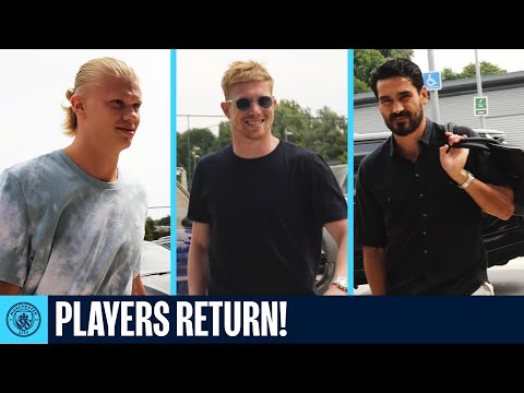 Man City are back! | Players return from their Summer Holidays!
