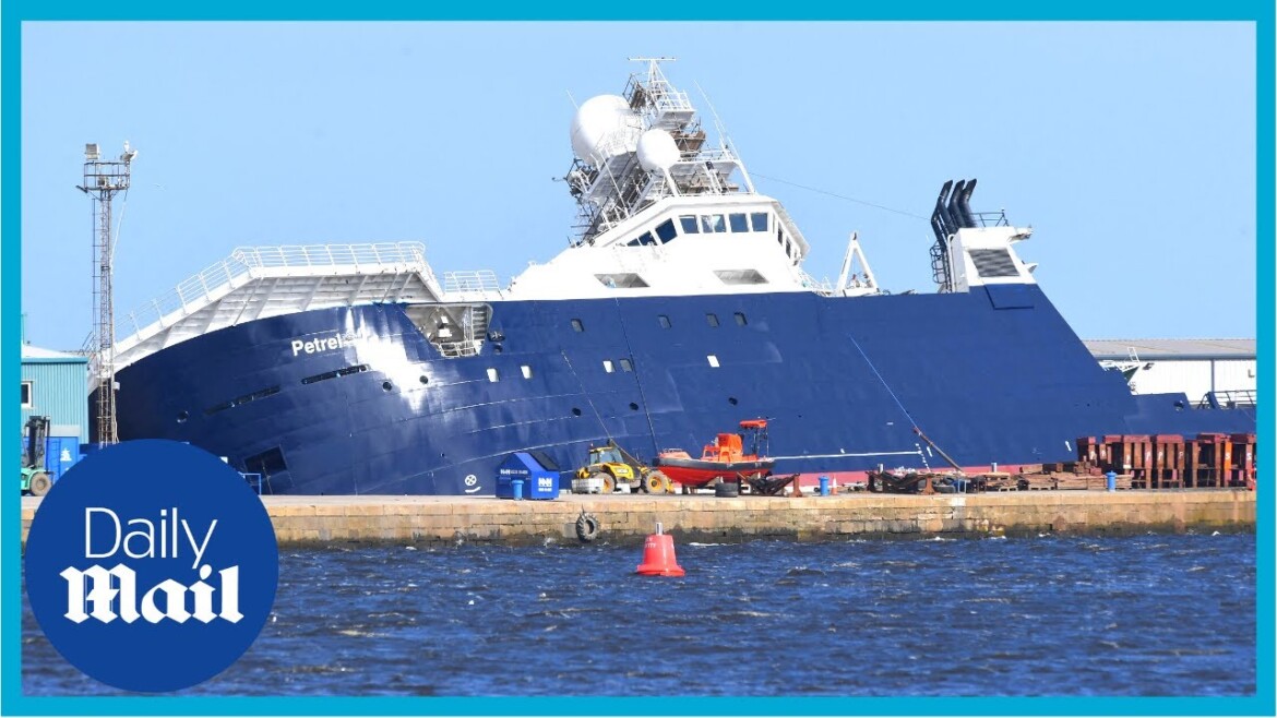 25 injured as RV Petrel ship tips over in Edinburgh, Scotland dry dock