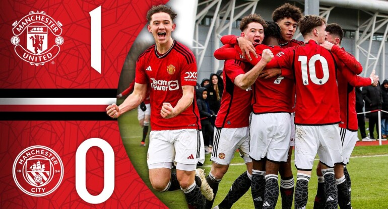 1️⃣2️⃣ League Wins In A Row! 🔥 | U18s: United 1-0 Man City | Highlights