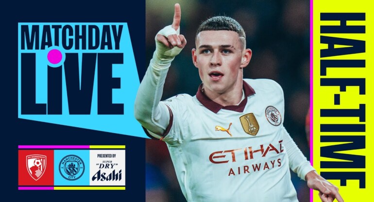 FODEN GIVES CITY THE LEAD AT THE BREAK! | MatchDay Live | Premier League