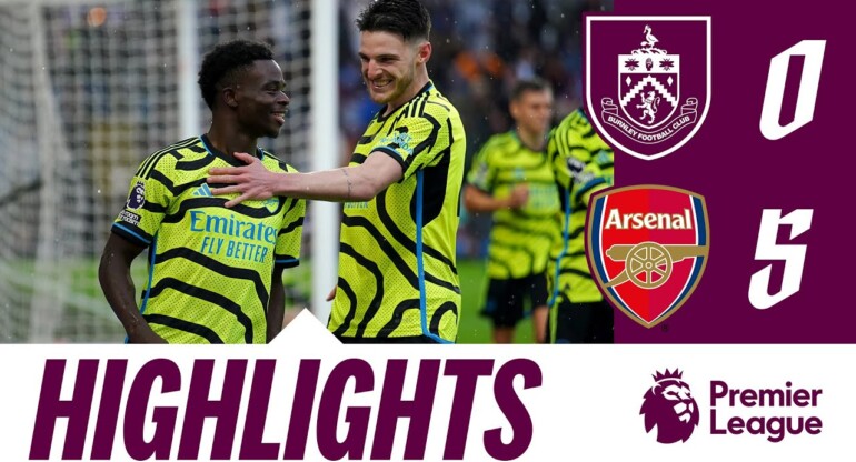 Gunners Hit Clarets For 5 | HIGHLIGHTS | Burnley 0-5 Arsenal