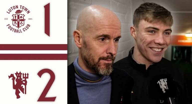 Ten Hag & Hojlund React! π£οΈ | Luton 1-2 Man Utd | Post-Match Reaction