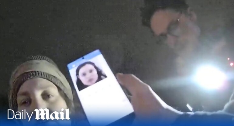 'Where's the baby?': Constance Marten and Mark Gordon arrest footage