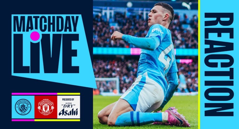 MANCHESTER IS BLUE! | Matchday Live | Man City 3-1 Man United | Premier League