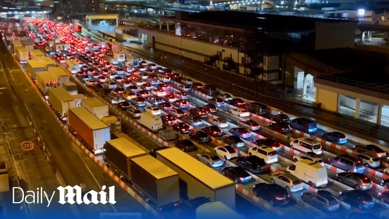 Port Of Dover Rammed With Queues Overnight As Easter Getaway Begins