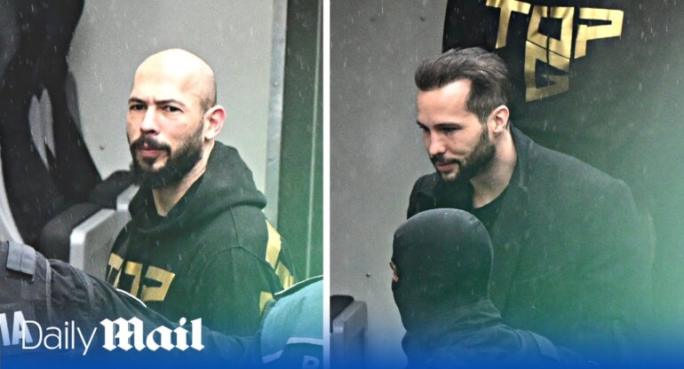 Tate brothers arrested in Romania on UK warrant amid rape allegations