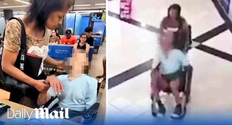 Brazilian woman wheels dead uncle into a bank and tries to get him to 'sign off' a loan in her name