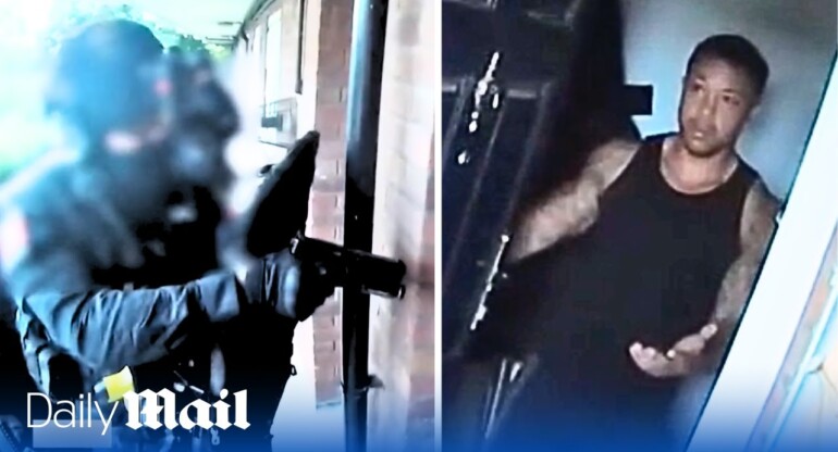 'Surprised' drug dealer gets 6am wake up call from armed police during arrest in Ipswich