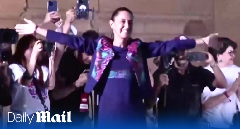 Claudia Sheinbaum elected as Mexico's first woman president