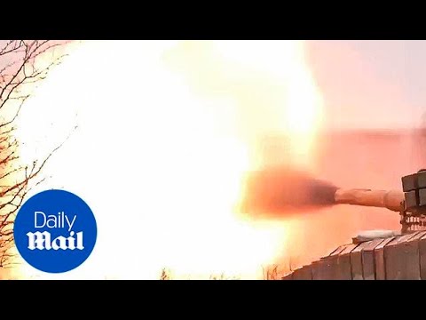 Brave Columbian volunteers repel Russian drone attack with artillery barrage