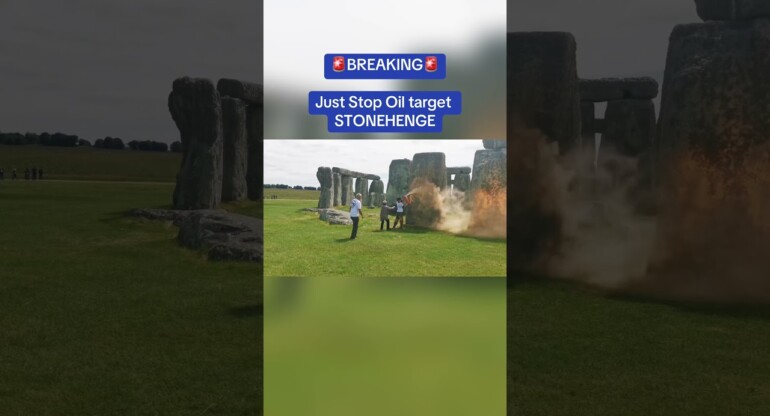 Just Stop Oil target STONEHENGE