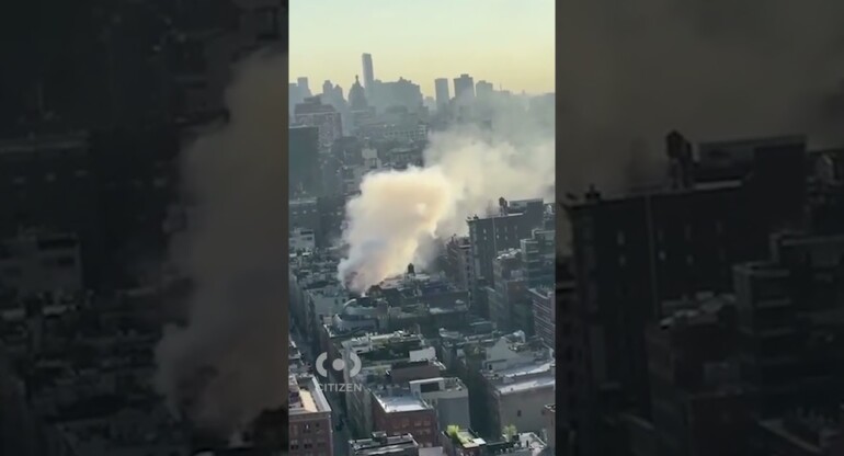 Massive fire rips through expensive NYC building