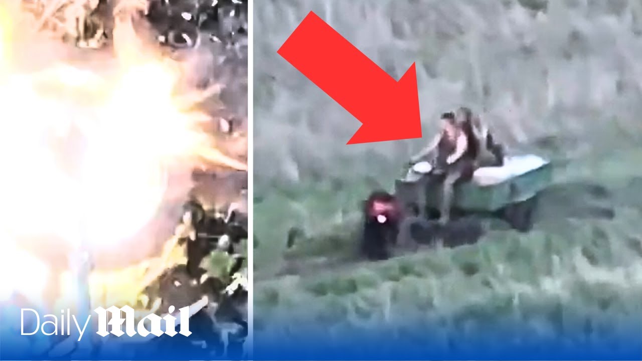 Russian motorbike assault were thwarted by ukrainian drones