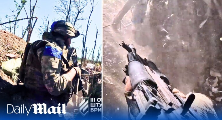3rd Assault Brigade capture Russian trench in Kharkiv region