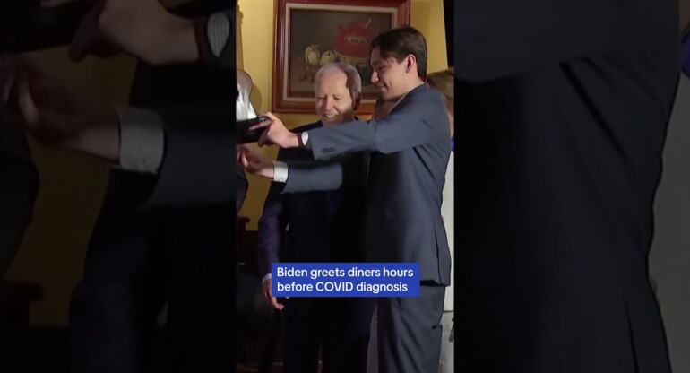 Biden greets diners hours before COVID diagnosis