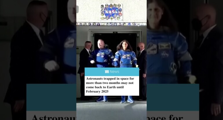 Astronauts trapped in space for over two months may not come back to Earth until February 2025