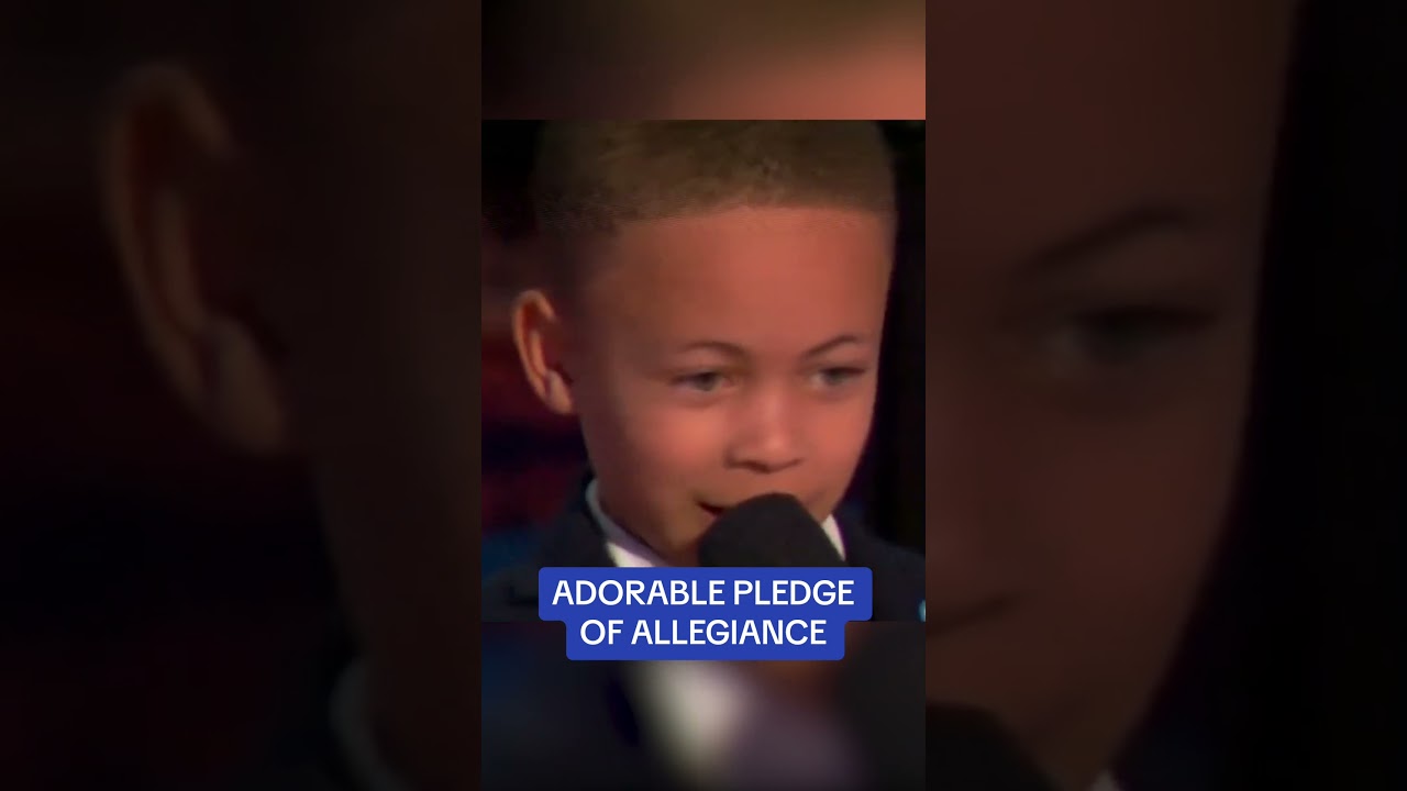 your local bury taxi august 20, 2024 adorable pledge of allegiance rendition at the dnc
