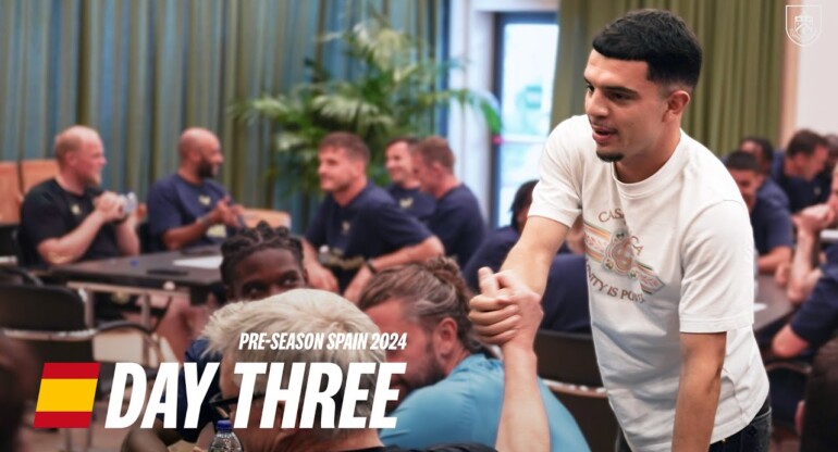 POV Training, Amdouni Returns & Darts Challenge | DAY THREE | Pre-Season Spain 2024