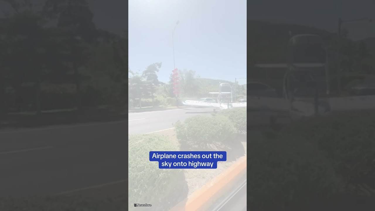 your local bury taxi august 30, 2024 airplane crashes out the sky onto highway