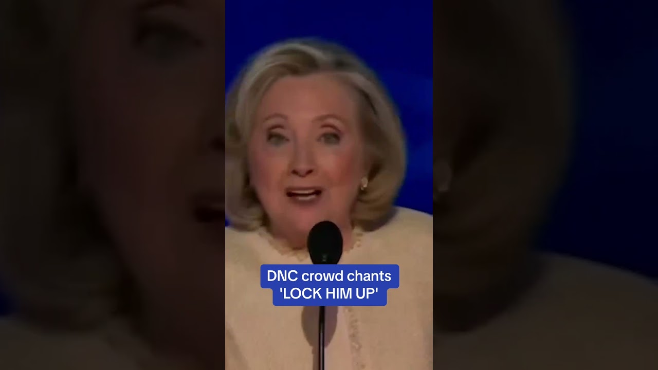 your local bury taxi august 20, 2024 dnc crowd shouts 'lock him up' about trump during hillary clinton speech