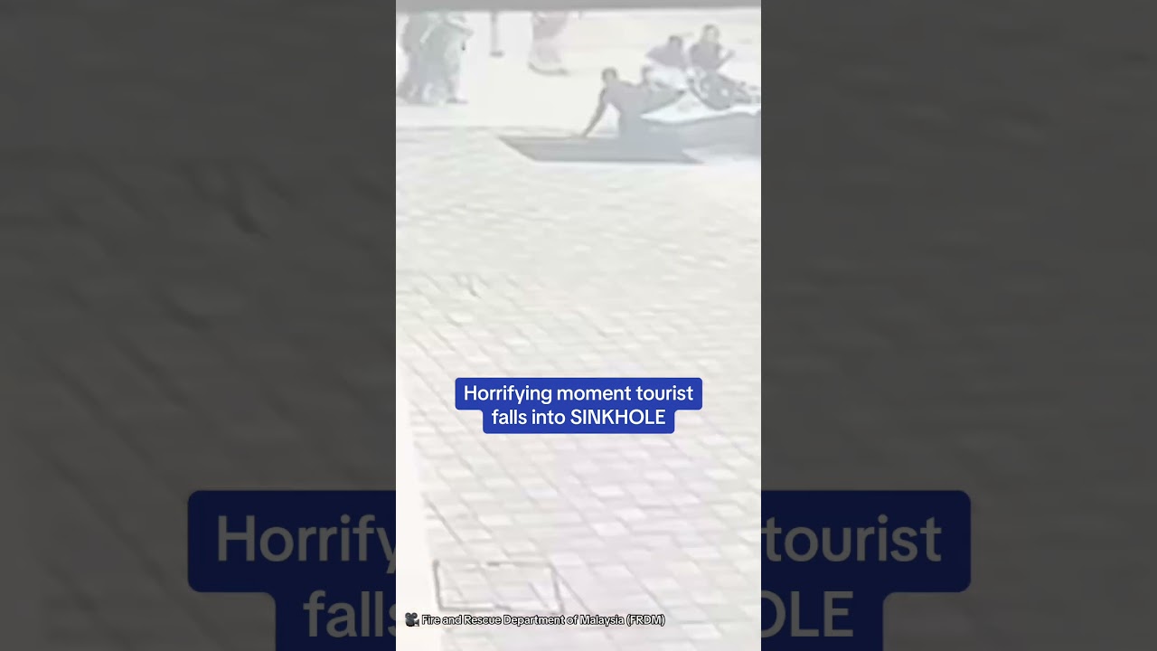 your local bury taxi august 30, 2024 horrifying moment tourist falls into sinkhole