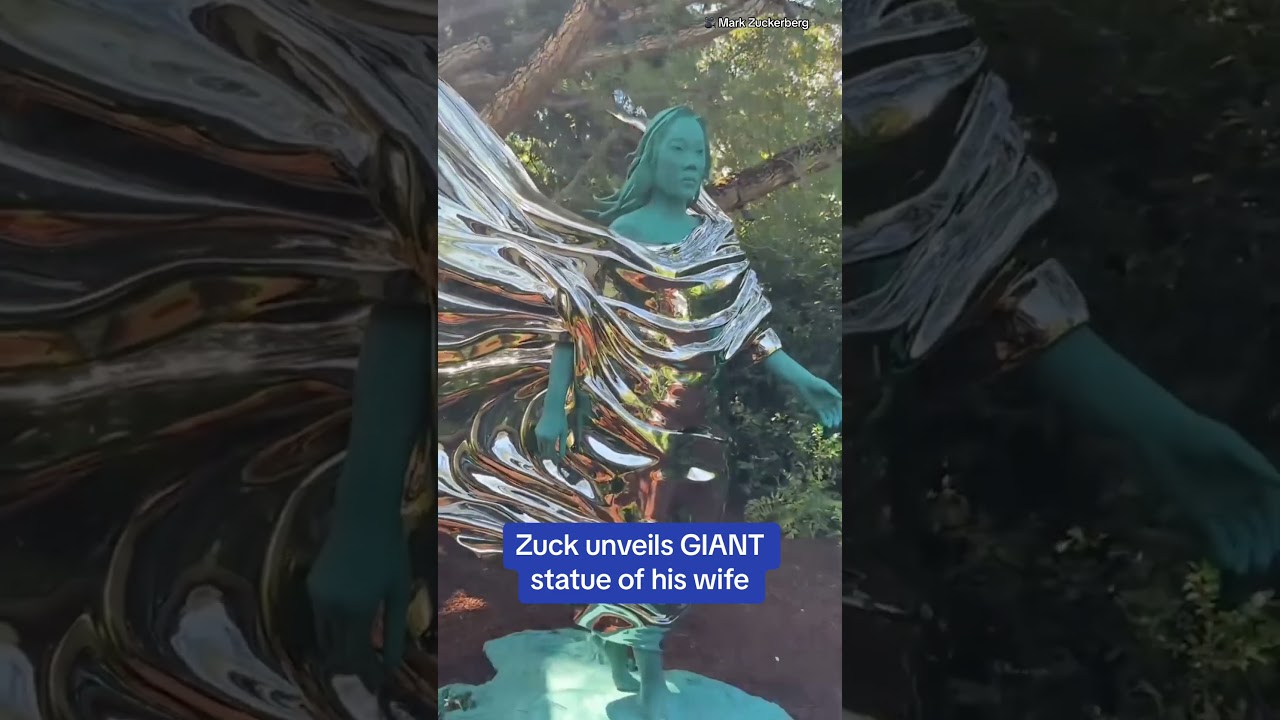 your local bury taxi august 14, 2024 mark zuckerberg unveils giant statue of his wife