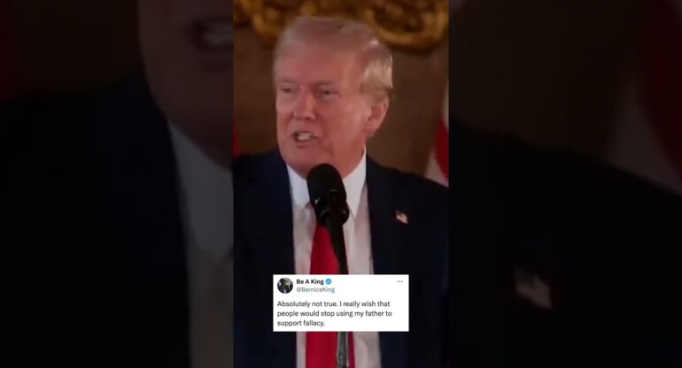 Martin Luther King Jr's daughter SLAMS Trump
