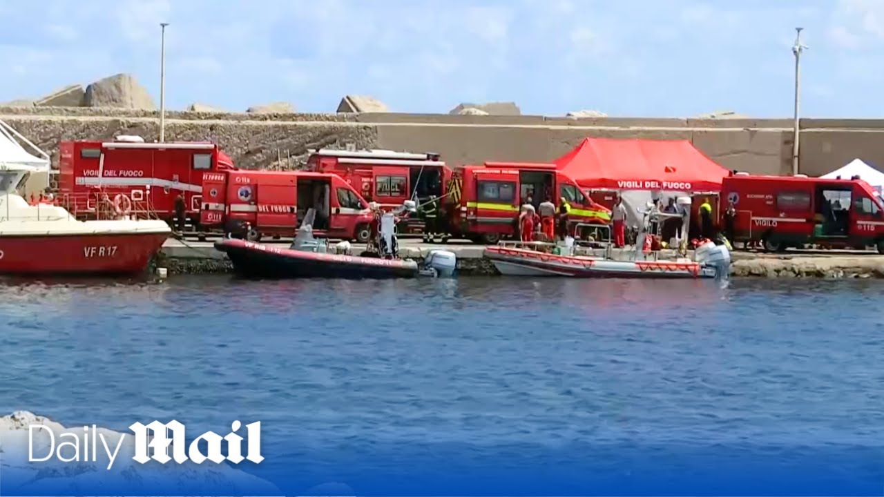 your local bury taxi august 21, 2024 live: view of port as search and rescue efforts continue after yacht sinks off sicily