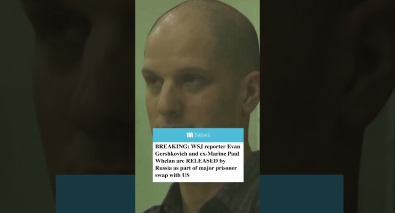 WSJ reporter Evan Gershkovich and ex-Marine Paul Whelan are RELEASED by Russia