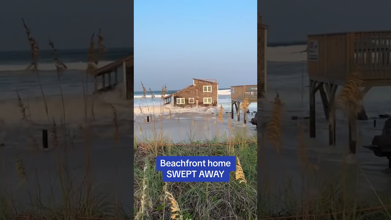 your local bury taxi august 19, 2024 shocking moment beachfront property is swept away