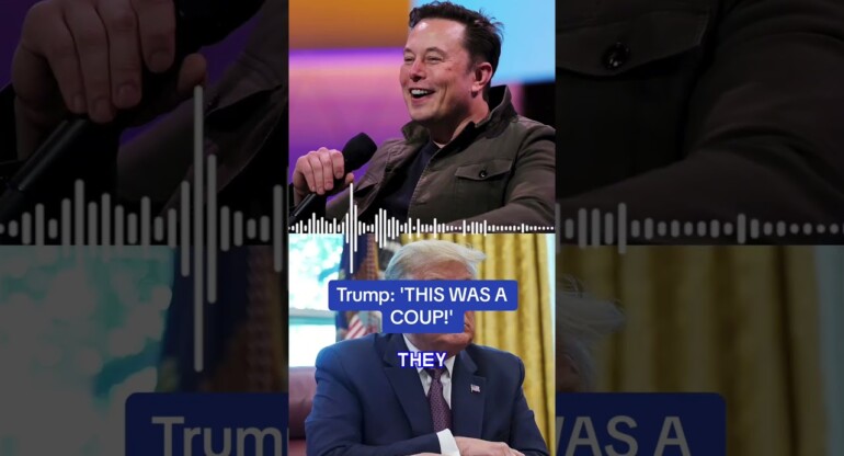 Trump claims Biden stepping down was a 'COUP!' during Elon Musk interview