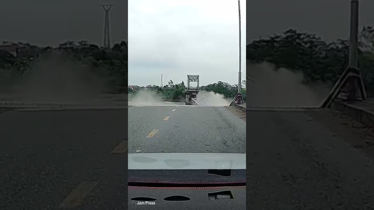 your local bury taxi september 9, 2024 shocking moment busy bridge collapses in northern vietnam