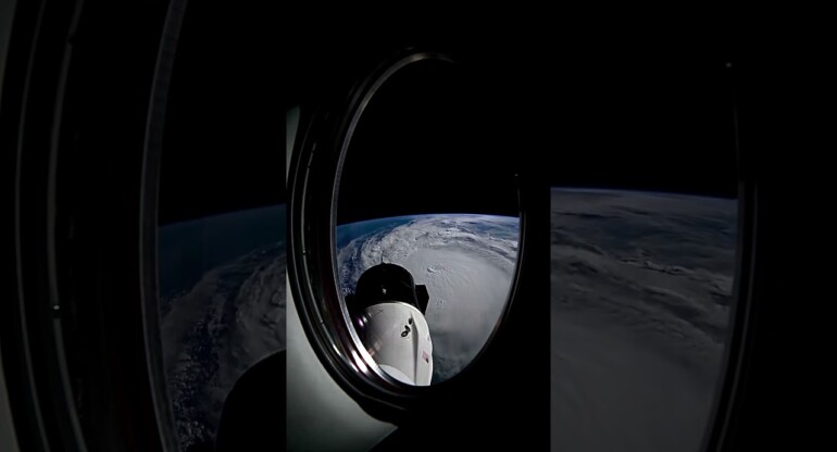 Hurricane Milton seen FROM SPACE 🤯