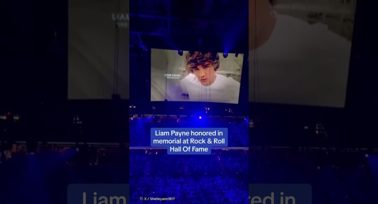 Liam Payne honored in memorial at Rock & Roll Hall Of Fame ❤️