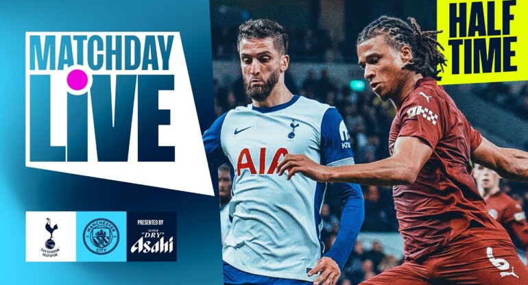 MATCHDAY LIVE! | CITY PUSHING FOR COMEBACK IN SECOND HALF | Tottenham 2-1 Man City | Carabao Cup