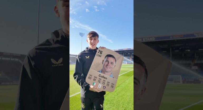 Guess the player to win a SIGNED EA FC 25 card 👀 #BurnleyFC #Football #eafc #ultimateteam