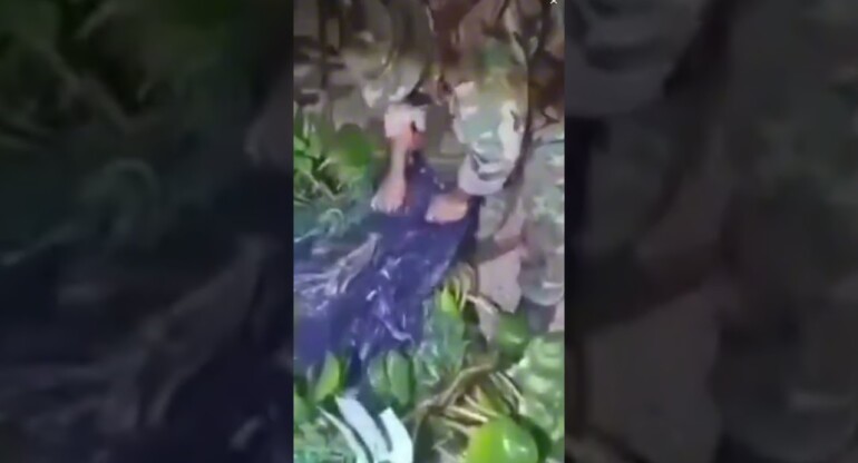 Smuggler disguised as PLANT caught in river