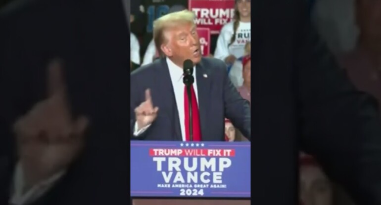 Trump delivers vile insult for Nancy Pelosi at final campaign rally