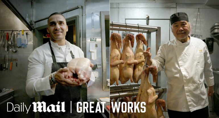 Szechuan-style Peking Duck Vs French Duck a la Presse | Great Works | Daily Mail