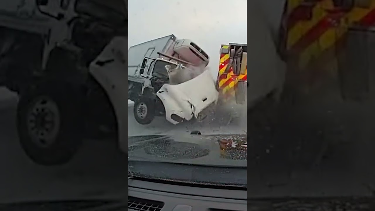 your local bury taxi december 13, 2024 terrifying moment truck smashes into emergency vehicles