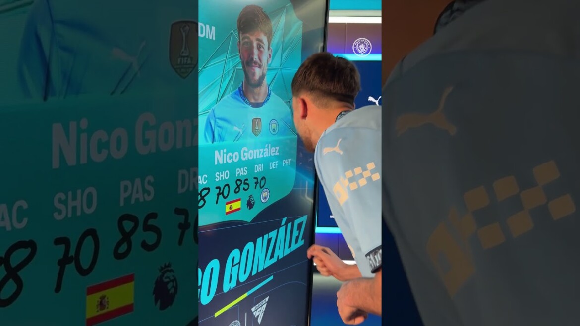 your local bury taxi february 5, 2025 nico gonzalez corrects his fc 25 rating! ⚽️🎮 do you agree? #mancity #fc25 #football #shorts