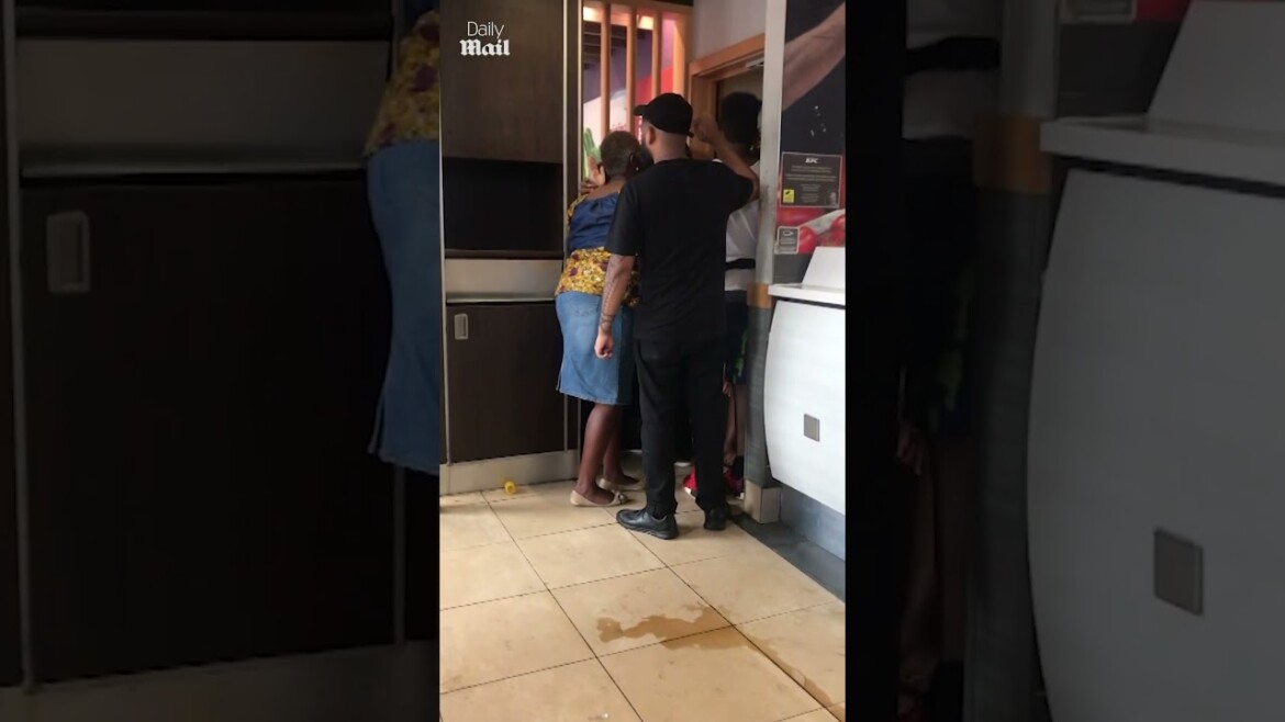 your local bury taxi february 7, 2025 customer throws tantrum in kfc