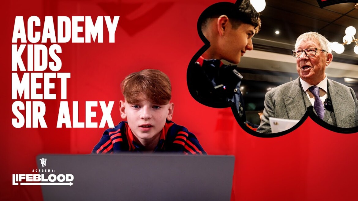 your local bury taxi february 14, 2025 this is so wholesome ❤️ | academy kids meet sir alex | lifeblood short | manchester united