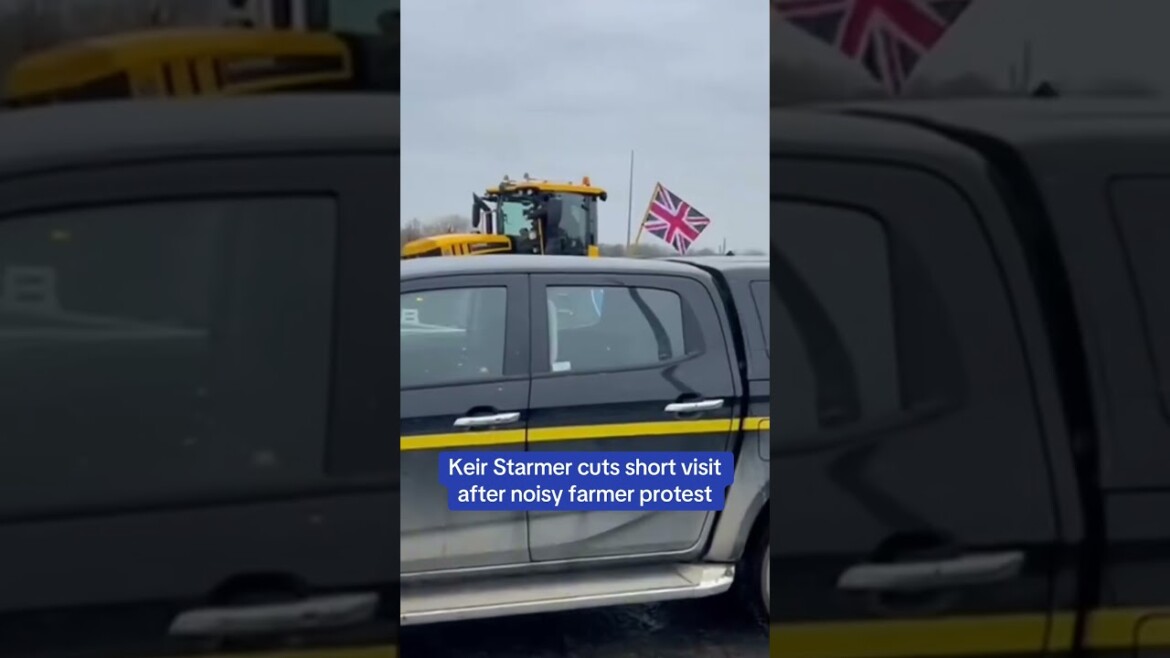 your local bury taxi february 13, 2025 keir starmer cuts short visit after noisy farmer protest