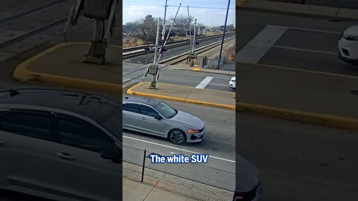 your local bury taxi february 13, 2025 new footage shows an suv smashed by a train
