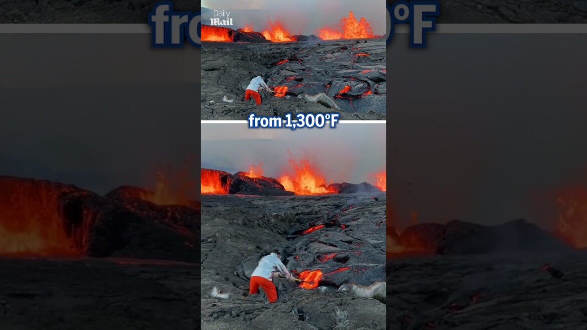 your local bury taxi february 13, 2025 scientist shovels molten lava into a bucket